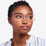 Renata Rose Gold MetalEyeglass Frames for Women from EyeBuyDirect