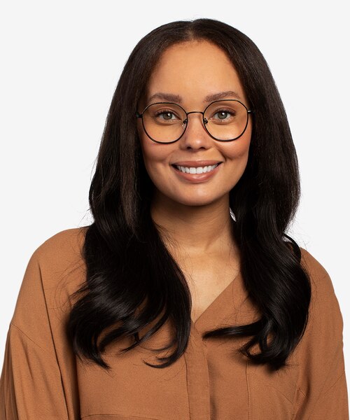Sylvie Black MetalEyeglass Frames for Women from EyeBuyDirect