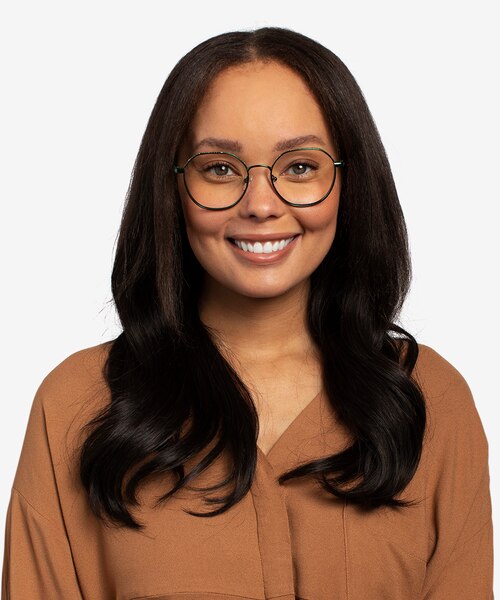Sylvie Green MetalEyeglass Frames for Women from EyeBuyDirect
