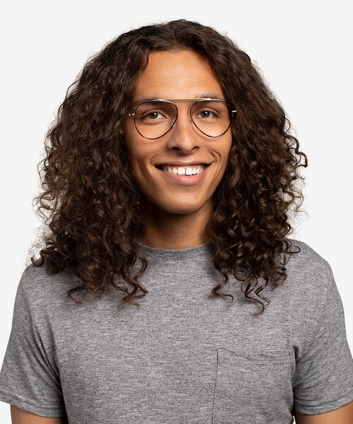 Cana Tortoise  Gold MetalEyeglass Frames for Men from EyeBuyDirect