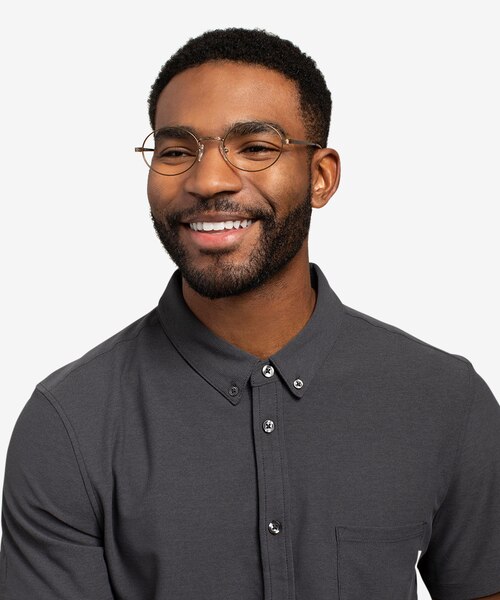 Equinox Bronze MetalEyeglass Frames for Men from EyeBuyDirect
