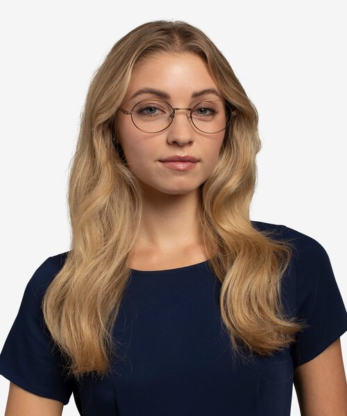 Equinox Bronze MetalEyeglass Frames for Women from EyeBuyDirect