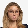 Equinox Bronze MetalEyeglass Frames for Women from EyeBuyDirect