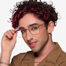 Metro Coffee MetalEyeglass Frames for Men from EyeBuyDirect