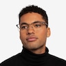 Capra Noir Acetate-metalMontures de lunettes de vue pour Hommes d'EyeBuyDirect