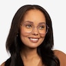 Arty Purple & Gold MétalMontures de lunettes de vue pour Femmes d'EyeBuyDirect