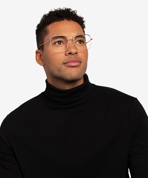 Dorato Rose Gold MetalEyeglass Frames for Men from EyeBuyDirect