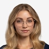 Rhys Gunmetal MetalEyeglass Frames for Women from EyeBuyDirect