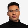 Harrison Black MetalEyeglass Frames for Men from EyeBuyDirect