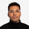 Harrison Silver MetalEyeglass Frames for Men from EyeBuyDirect