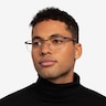 Julian Black MetalEyeglass Frames for Men from EyeBuyDirect