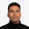 Nathaniel Black MetalEyeglass Frames for Men from EyeBuyDirect