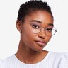 Arbus Purple & Gold MetalEyeglass Frames for Women from EyeBuyDirect
