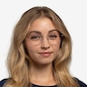 Ethan Navy & Silver MetalEyeglass Frames for Women from EyeBuyDirect