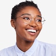 Ethan Avocado & Gold MetalEyeglass Frames for Women from EyeBuyDirect