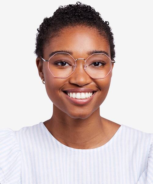 Pink & Gold Altar -  Metal Eyeglasses