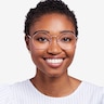 Altar Pink & Gold MetalEyeglass Frames for Women from EyeBuyDirect
