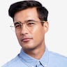 Altar Yellow & Gold MetalEyeglass Frames for Men from EyeBuyDirect