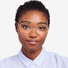 Altar Yellow & Gold MetalEyeglass Frames for Women from EyeBuyDirect