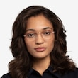 Keith Red & Gold MetalEyeglass Frames for Women from EyeBuyDirect