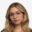 Perry Purple & Gold MetalEyeglass Frames for Women from EyeBuyDirect
