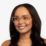 Marina Red & Gold MétalMontures de lunettes de vue pour Femmes d'EyeBuyDirect