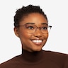 Marlena Burgundy  Rose Gold MetalEyeglass Frames for Women from EyeBuyDirect