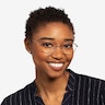 Ingrid Rose Gold MetalEyeglass Frames for Women from EyeBuyDirect