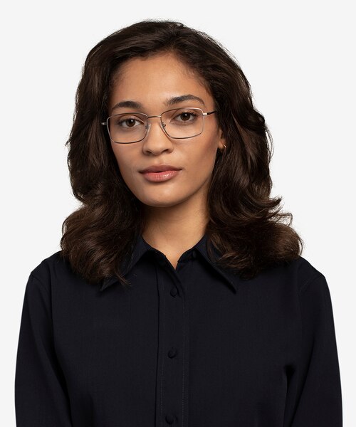 Marley Gunmetal MetalEyeglass Frames for Women from EyeBuyDirect
