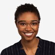 Kelsey Red Rose Gold MetalEyeglass Frames for Women from EyeBuyDirect