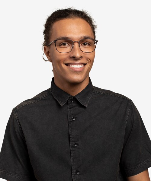 River Black Rose Gold Acetate-metalEyeglass Frames for Men from EyeBuyDirect