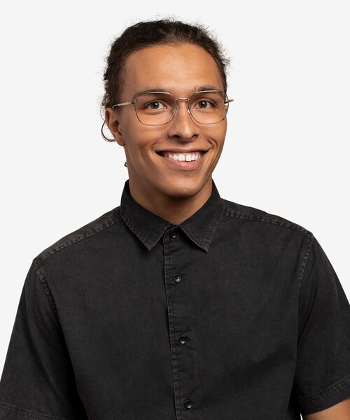 Marlow Gold MetalEyeglass Frames for Men from EyeBuyDirect