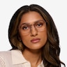Marlow Red MetalEyeglass Frames for Women from EyeBuyDirect