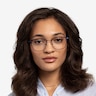 Karter Navy MetalEyeglass Frames for Women from EyeBuyDirect