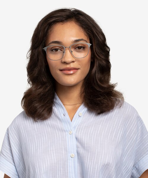 Karter Gray MetalEyeglass Frames for Women from EyeBuyDirect