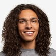Codex Black Silver MetalEyeglass Frames for Men from EyeBuyDirect
