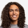 Codex Black Silver MetalEyeglass Frames for Men from EyeBuyDirect