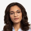 Codex Black Silver MetalEyeglass Frames for Women from EyeBuyDirect