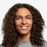 Codex Blue Silver MetalEyeglass Frames for Men from EyeBuyDirect
