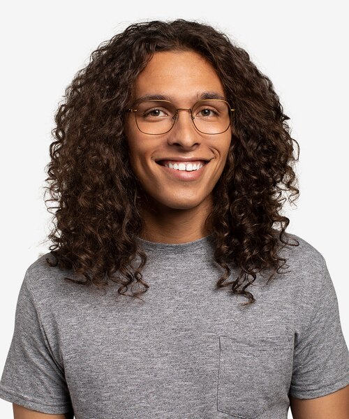Index Bronze Tortoise MétalMontures de lunettes de vue pour Hommes d'EyeBuyDirect
