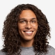 Index Bronze Tortoise MetalEyeglass Frames for Men from EyeBuyDirect