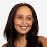Bridget Pink MetalEyeglass Frames for Women from EyeBuyDirect