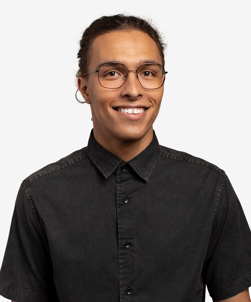 Reality Copper MetalEyeglass Frames for Men from EyeBuyDirect
