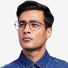 Reality Black MetalEyeglass Frames for Men from EyeBuyDirect