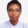 Reality Black MetalEyeglass Frames for Women from EyeBuyDirect