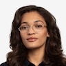 Space Matte Gunmetal MetalEyeglass Frames for Women from EyeBuyDirect