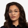 Space Gold MetalEyeglass Frames for Women from EyeBuyDirect