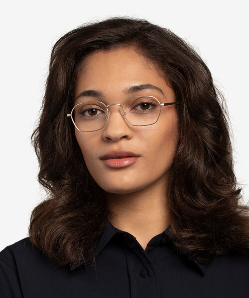 Space Gold MetalEyeglass Frames for Women from EyeBuyDirect
