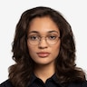 Fantasy Black Acetate-metalEyeglass Frames for Women from EyeBuyDirect