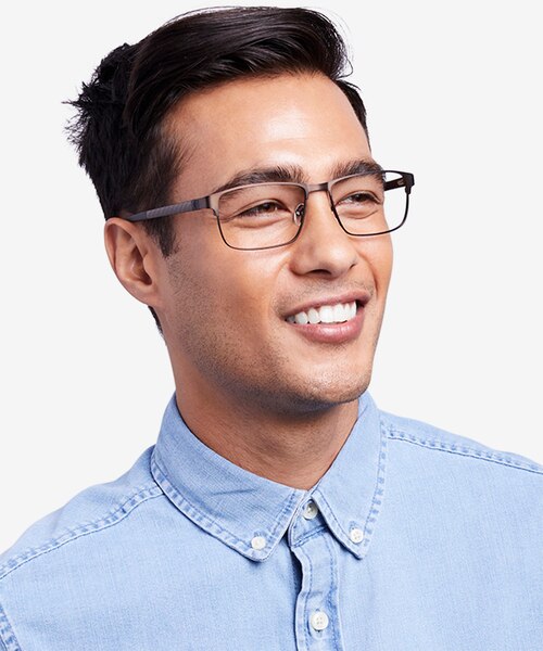 Special Brown Carbon-fiberEyeglass Frames for Men from EyeBuyDirect